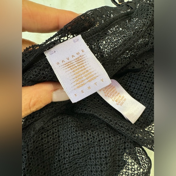 Savage X Fenty black lace cropped camisole - Picture 6 of 7
